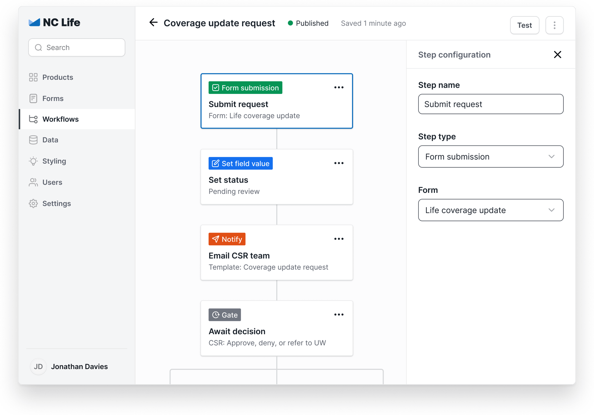 Workflow automation