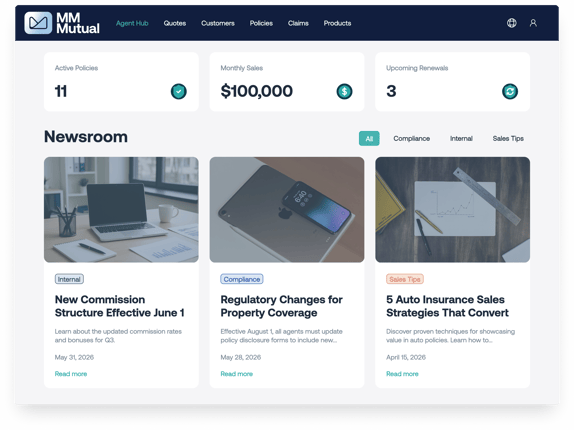 MySales Agent Portal ManageMy