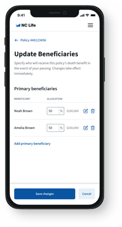 Make Servicing Effortless Insurance Phone Mockup ManageMy