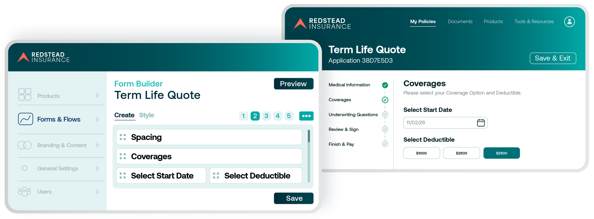 ManageMy Mockup Term Life Quote